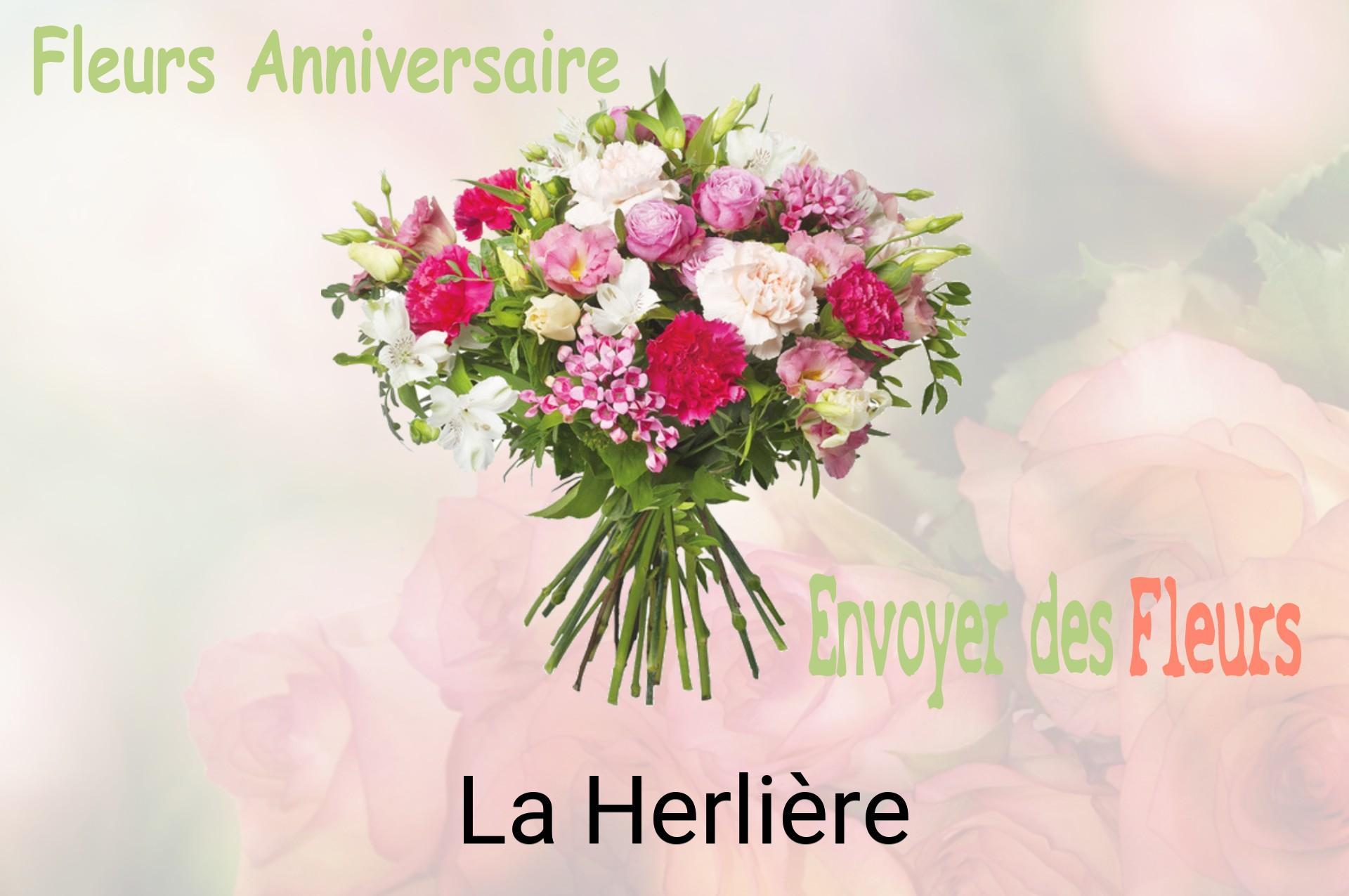 Bouquet de fleurs d’anniversaire livré à La Herlière